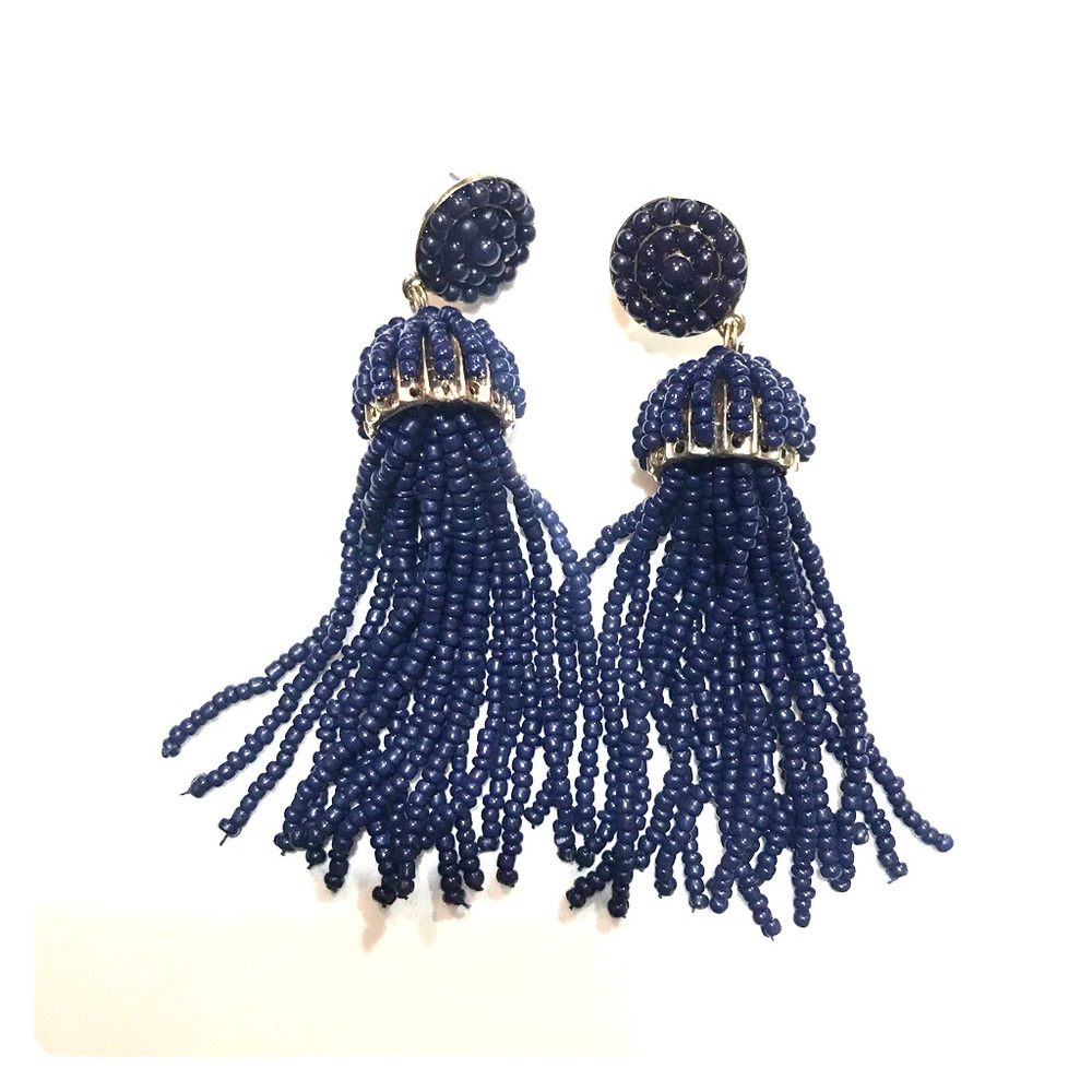 Baby Bead Fringe Earrings